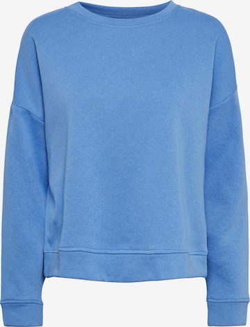 Sweat-shirt 'Chilli' PIECES en bleu : devant