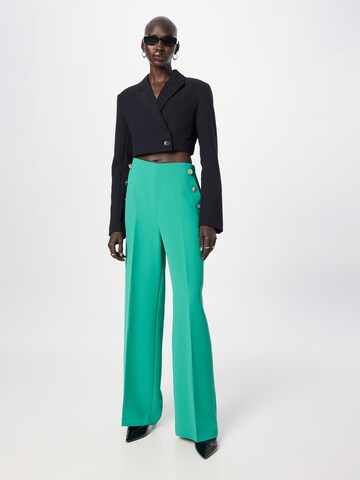 Ted Baker Wide leg Pleated Pants 'LAYLA' in Green