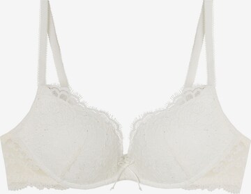 INTIMISSIMI T-shirt Bra 'THE MOST ROMANTIC SEASON' in White: front