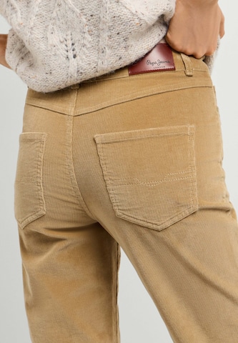 Pepe Jeans - Acampanado Pantalón 'Willa' en beige