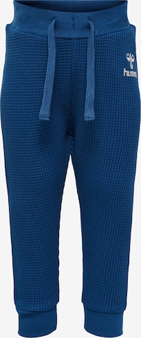 Hummel Tapered Pants 'Cosy' in Blue: front