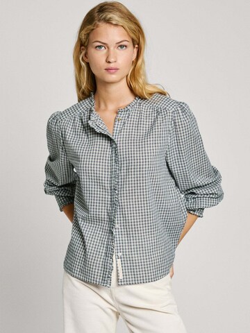 Pepe Jeans Blouse ' ORA CHECKS ' in Blue: front