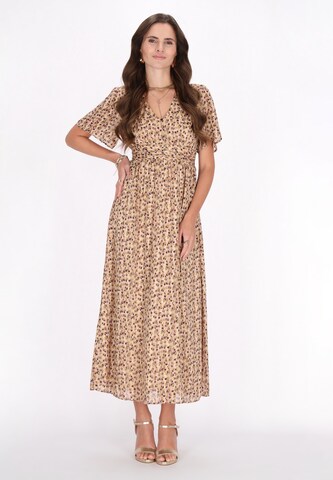 faina Φόρεμα 'Fashion Look' σε μπεζ