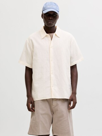 JACK & JONES Comfort Fit Hemd in Weiß: Vorderseite