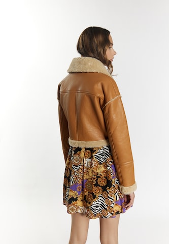 faina Between-season jacket in Brown