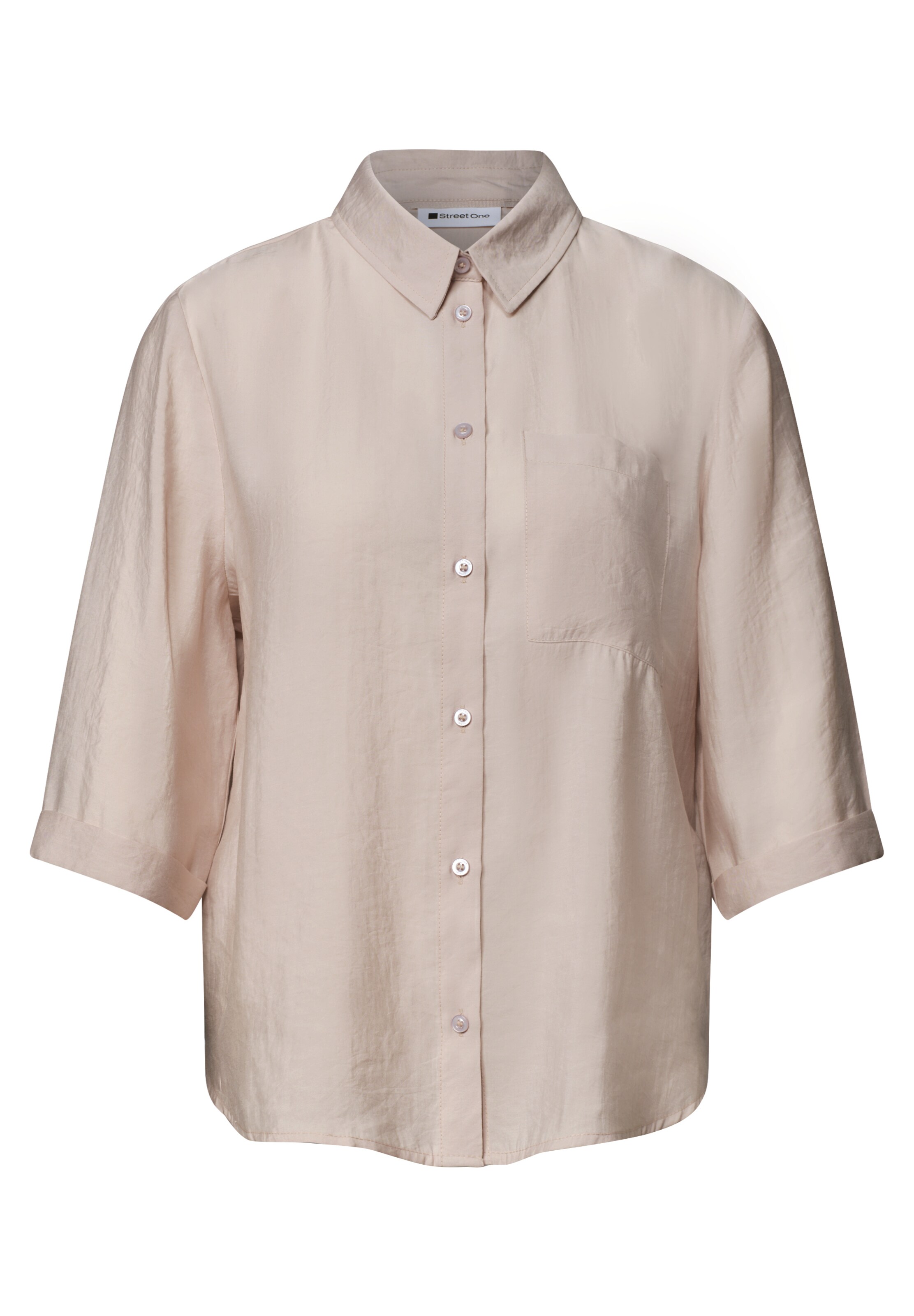 Street One Studio Bluse in Beige: Vorderseite