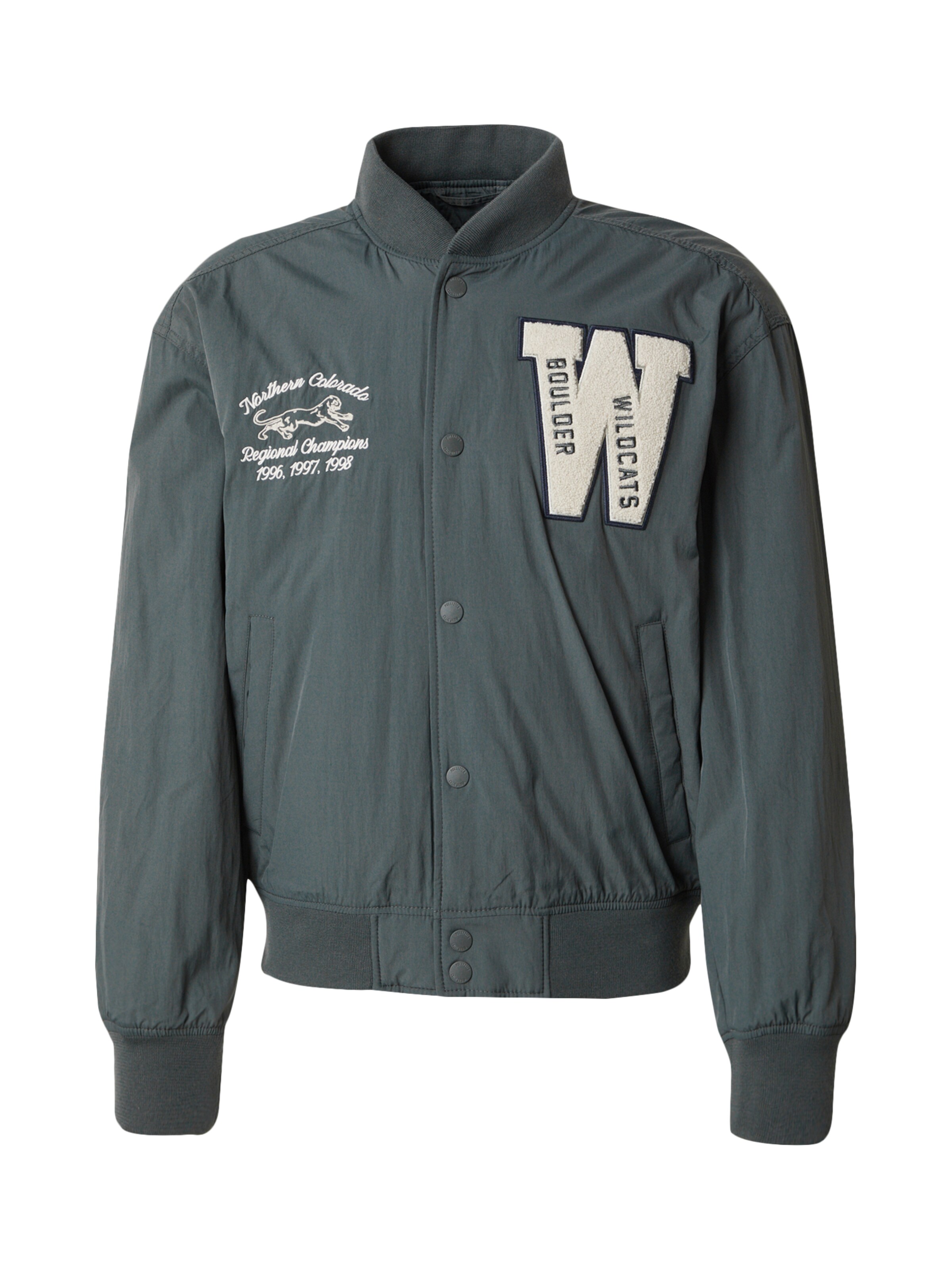 HOLLISTER Overgangsjakke i grøn: forside