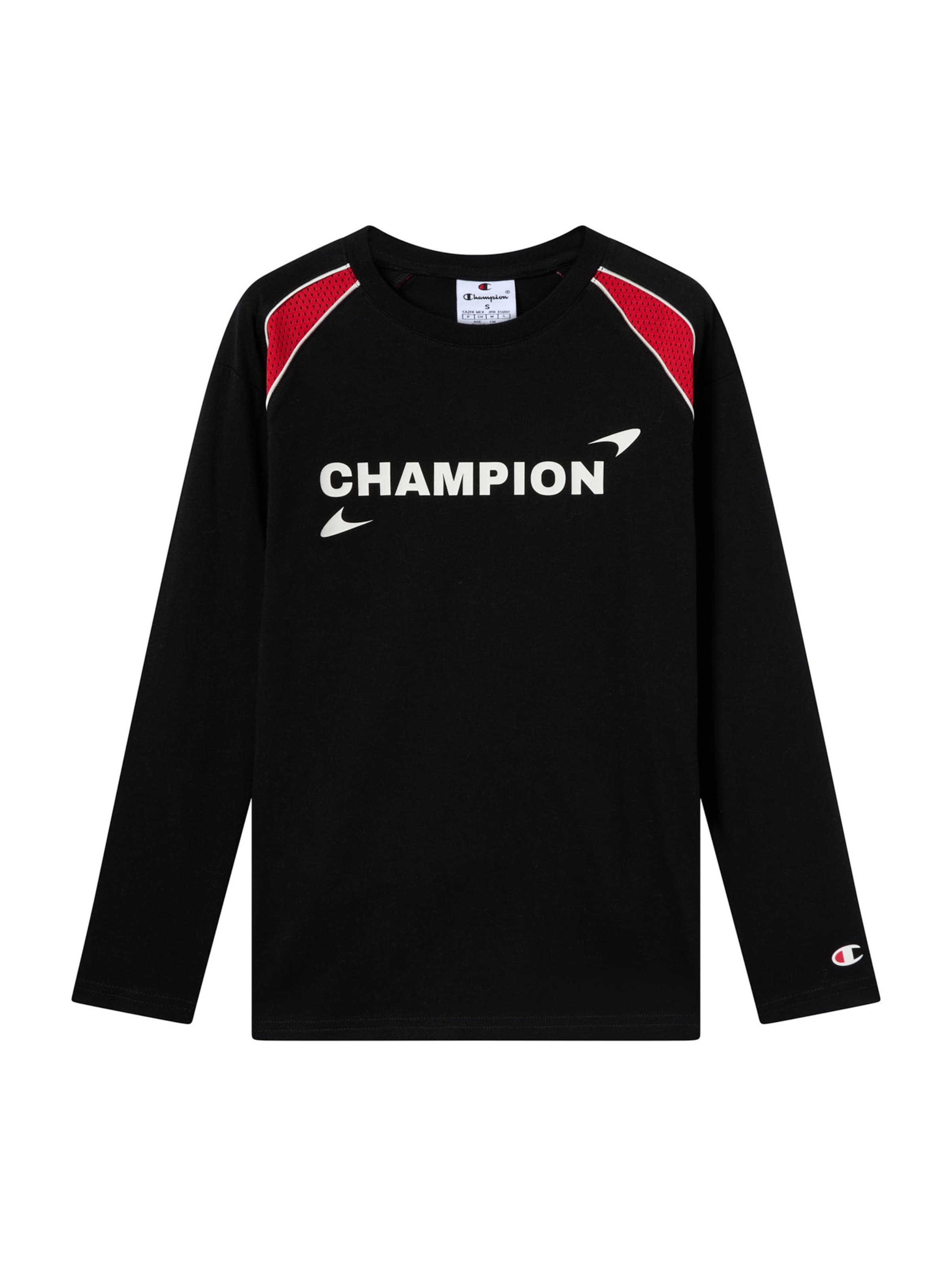Champion Authentic Athletic Apparel - Camiseta en negro: frente