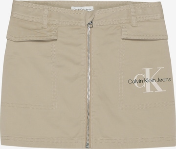Calvin Klein Jeans Nederdel i beige: forside