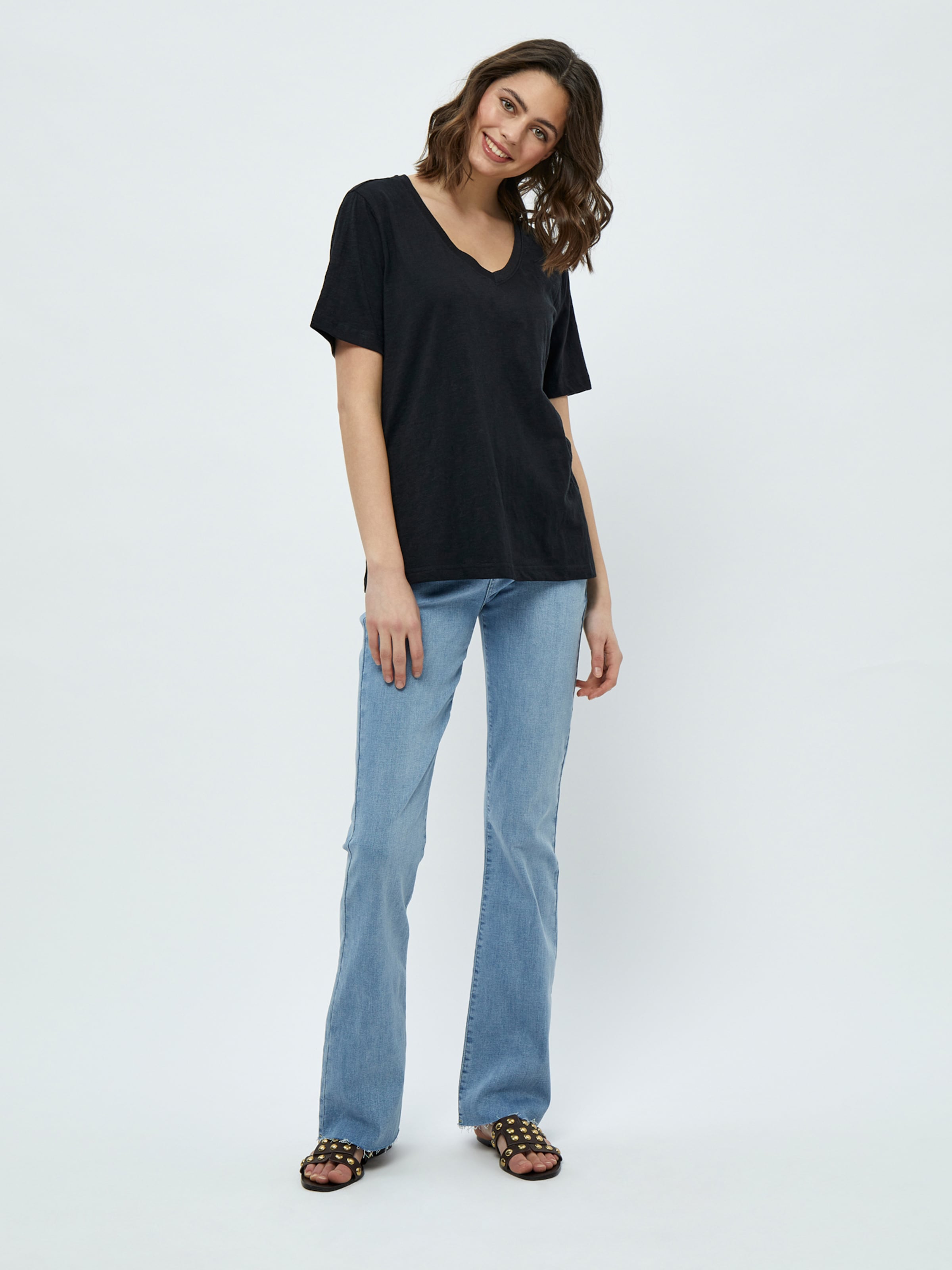 T-shirt 'Leti' minus en noir