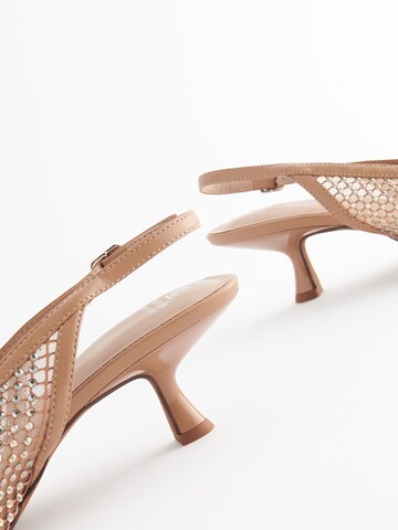 Escarpins à bride arrière 'Forever Comfort®' Next en beige