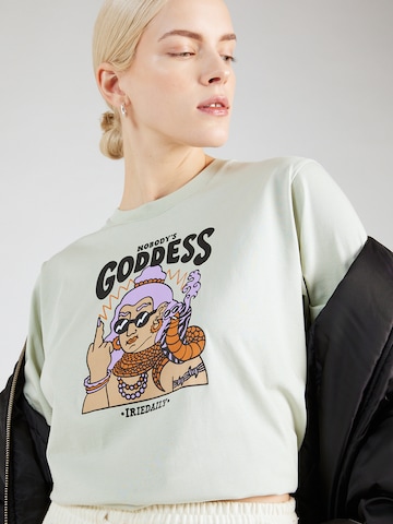 Iriedaily - Camisa 'No Goddess' em verde