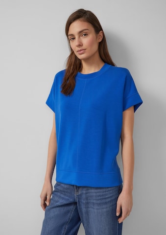 Sweat-shirt s.Oliver en bleu : devant