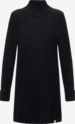 Calvin Klein Jeans Gebreide jurk in Zwart: voorkant
