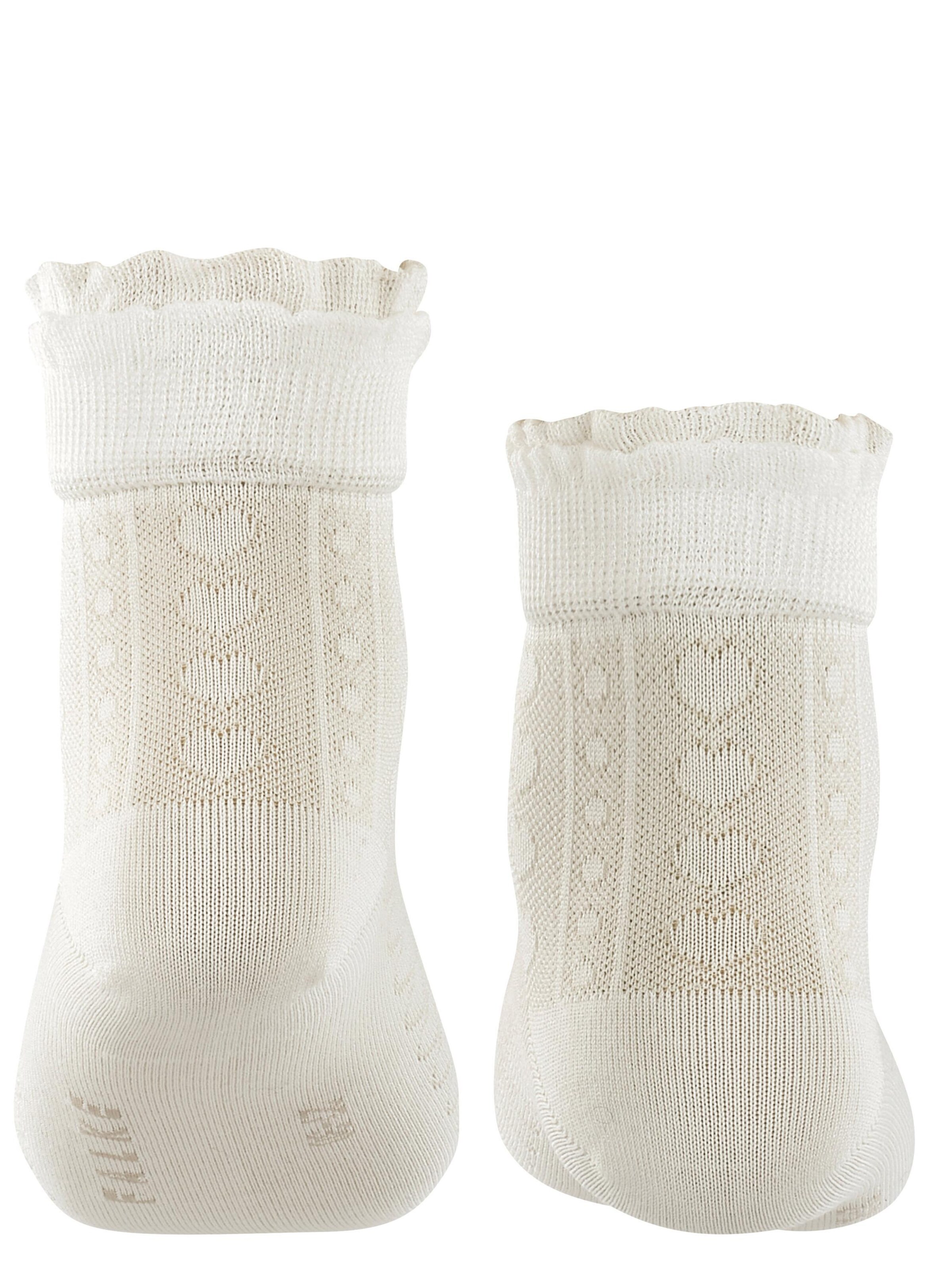 FALKE Socks 'Romantic Net' in White