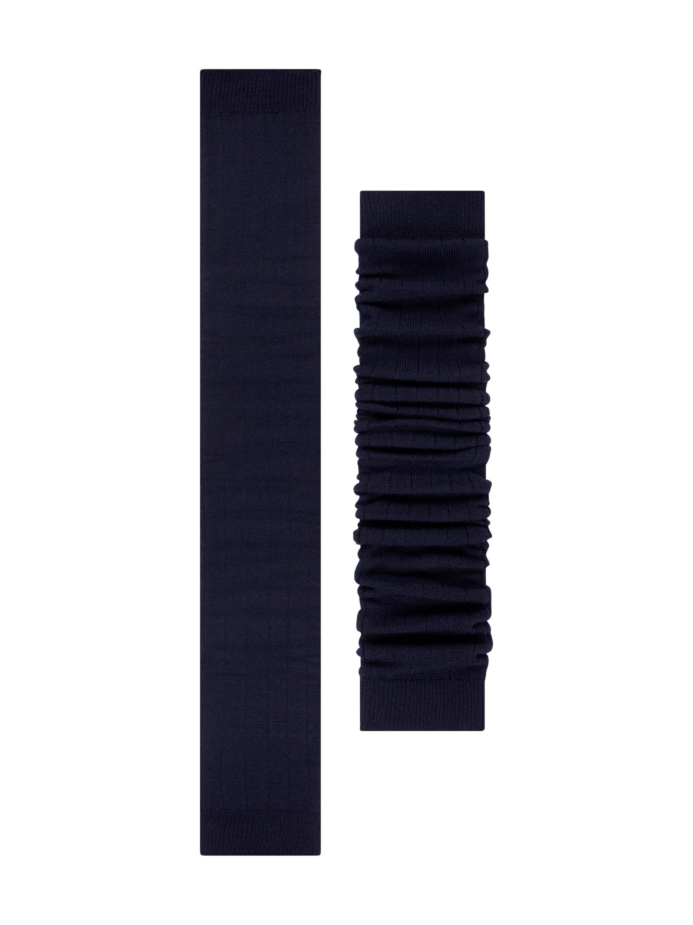 ESPRIT Leg Warmers 'Rib' in Blue