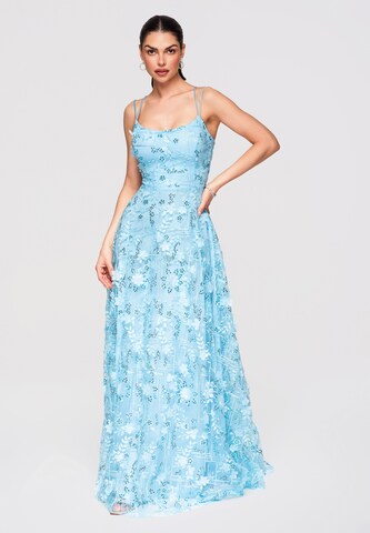 Ombre Avondjurk in Blauw