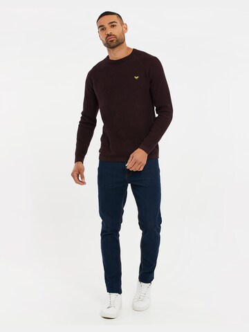 Pullover 'Pitkin' di Threadbare in rosso