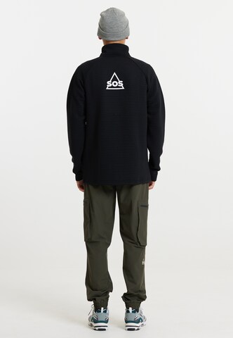 SOS Sports sweat jacket 'Muju' in Black