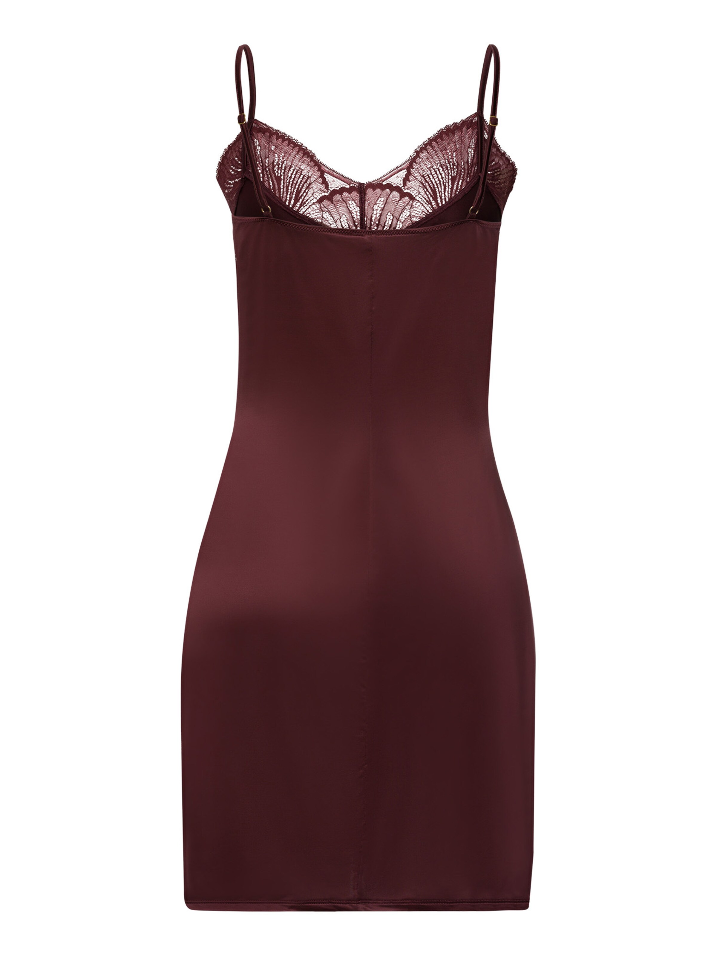 Hanro Negligé ' Lilith ' in Bruin