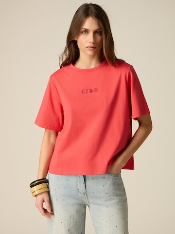 oltre Shirt in Rot: Vorderseite