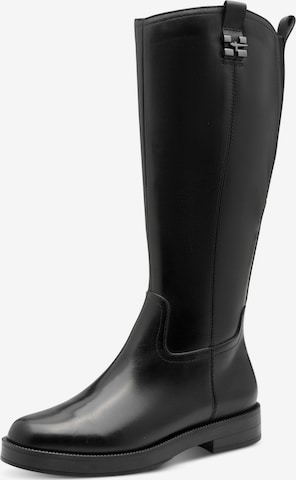 Bottes Tamaris en noir : devant