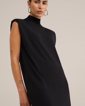Robes en maille 'STUDIO' WE Studio en noir