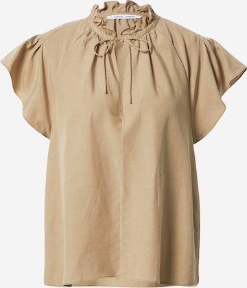 Samsøe Samsøe Blouse 'KAROOKH' in Brown: front