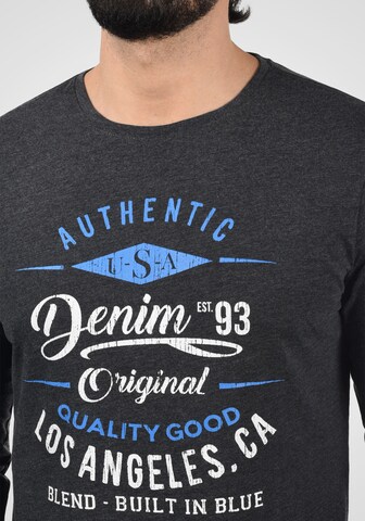 BLEND Shirt 'Dopper' in Grijs