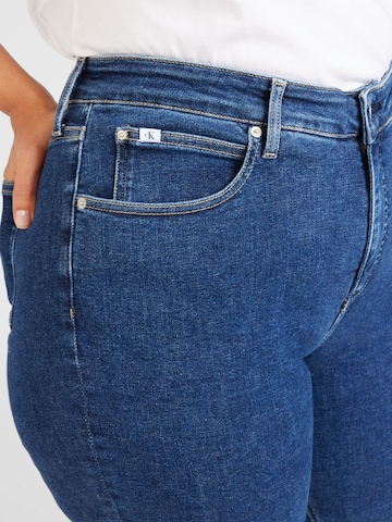 Skinny Jeans 'HIGH RISE SKINNY PLUS' di Calvin Klein Jeans Curve in blu