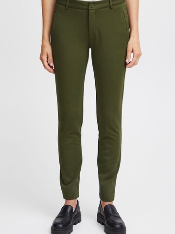 Coupe slim Pantalon chino 'FRLANO' Fransa en vert