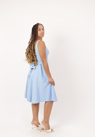 Elara Cocktailjurk in Blauw