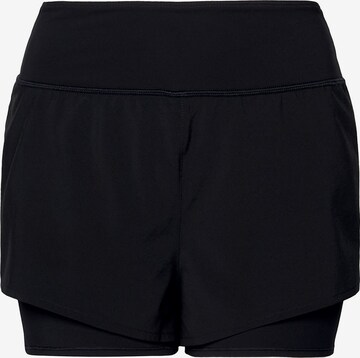 Coupe slim Pantalon de sport '2-in-1 Gym' Calvin Klein Sport en noir : devant