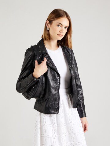 Gipsy by Mauritius Jacke 'Benja' in Schwarz: Vorderseite