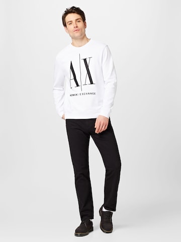 ARMANI EXCHANGE Regular fit Sweatshirt in Wit