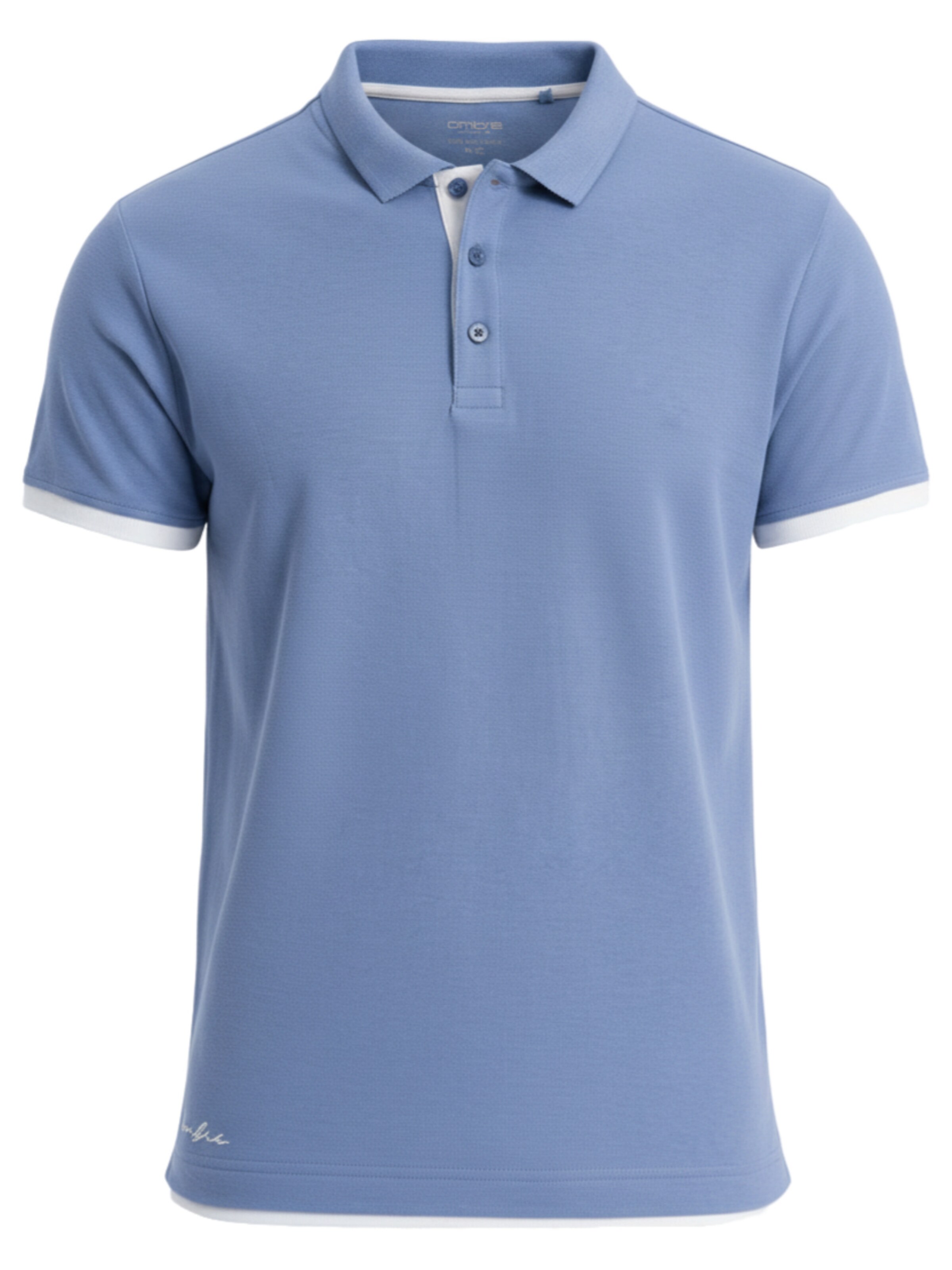 Ombre Shirt in Blauw: voorkant