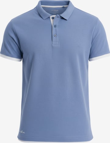 Ombre Shirt in Blauw: voorkant