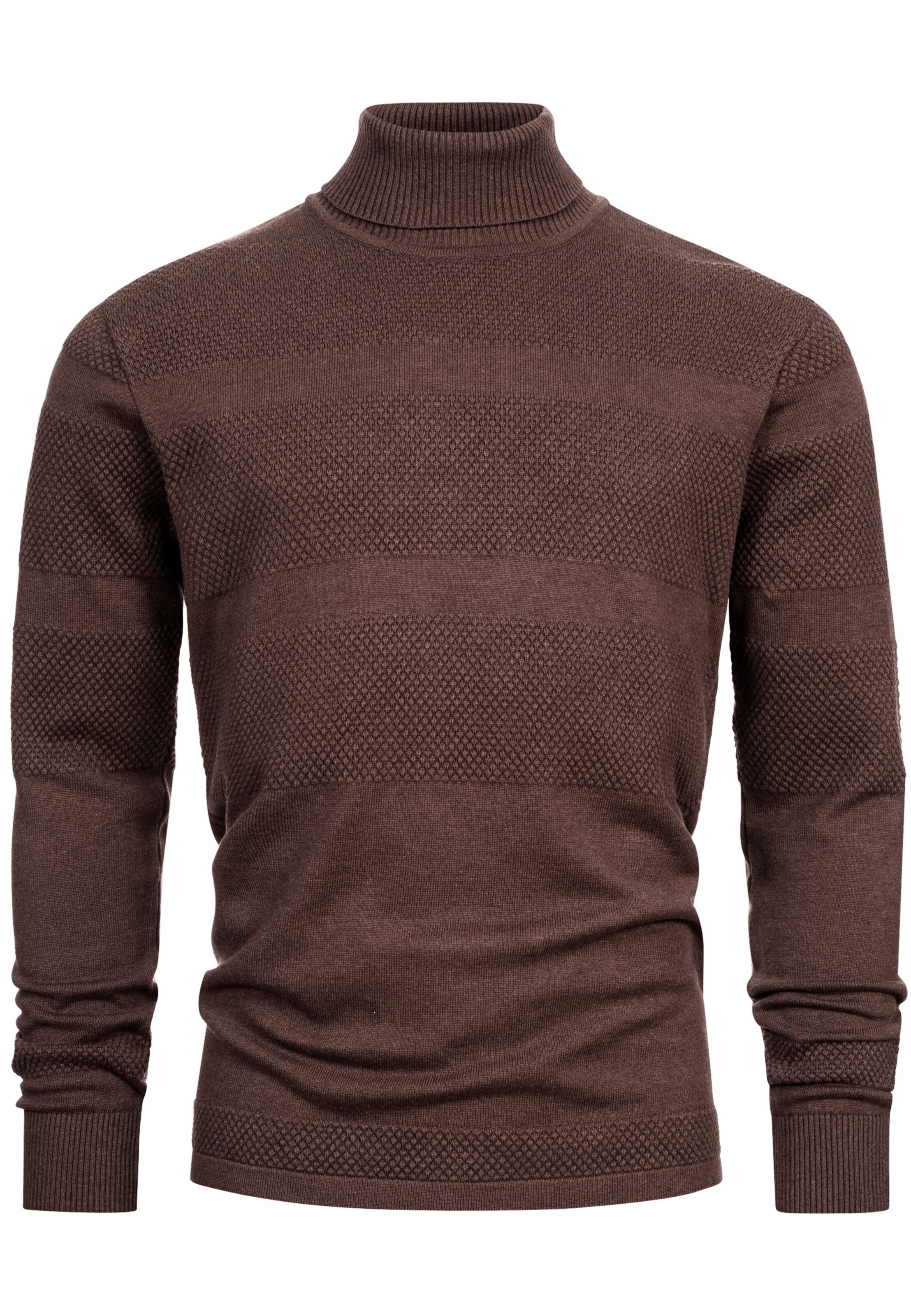 Kronstadt Trui 'Fisker' in Bruin: voorkant