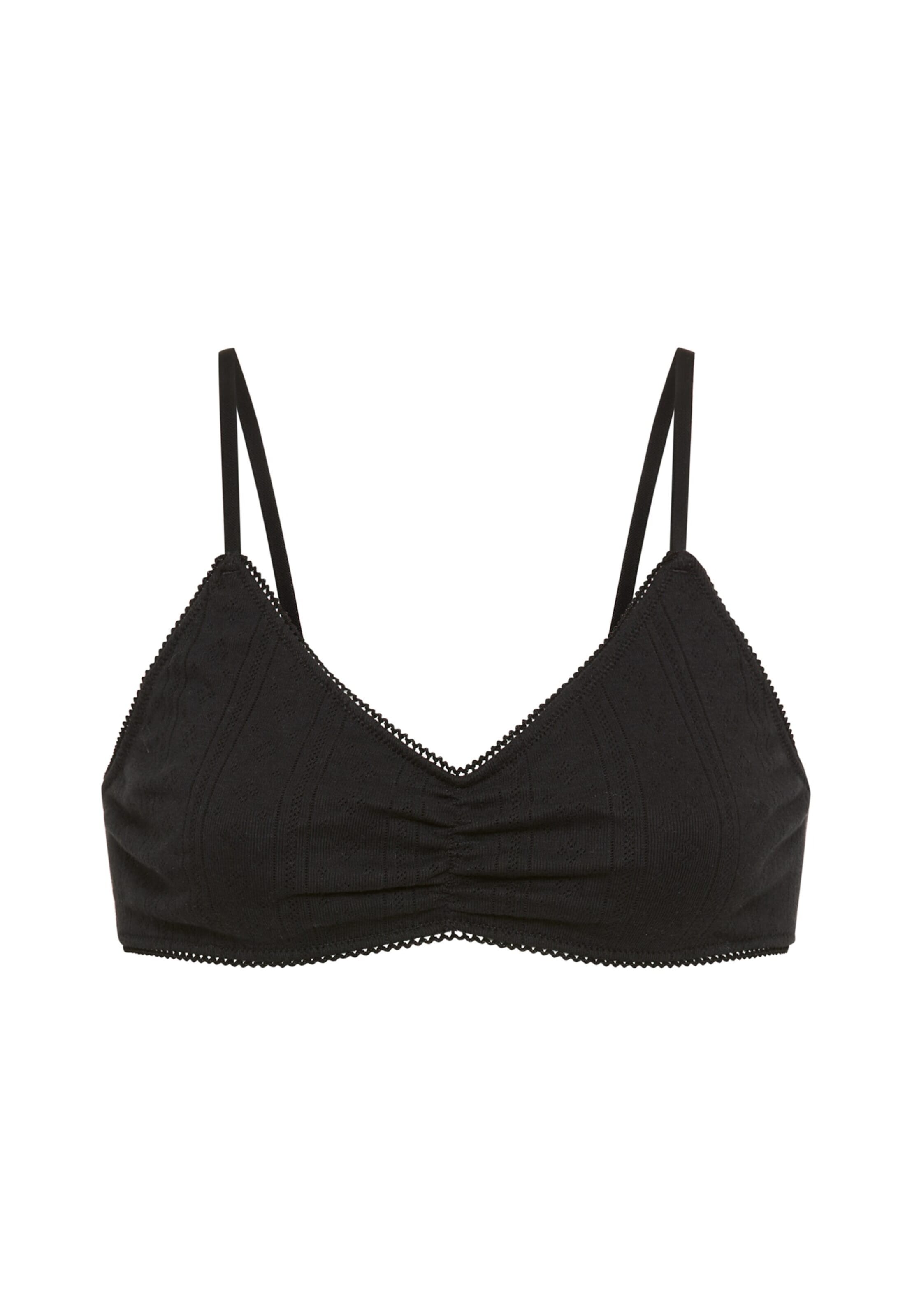 LSCN by LASCANA - Soutien Bustier Soutien em preto: frente
