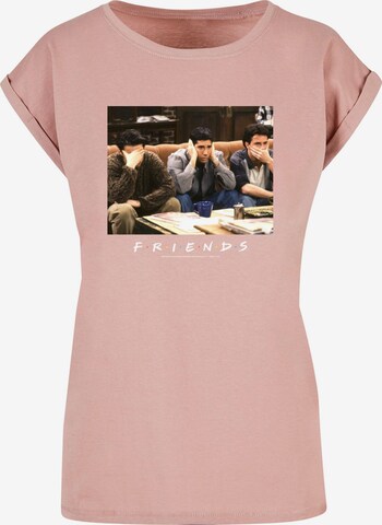 Maglietta 'Friends - Three Wise Guys' di ABSOLUTE CULT in rosa: frontale