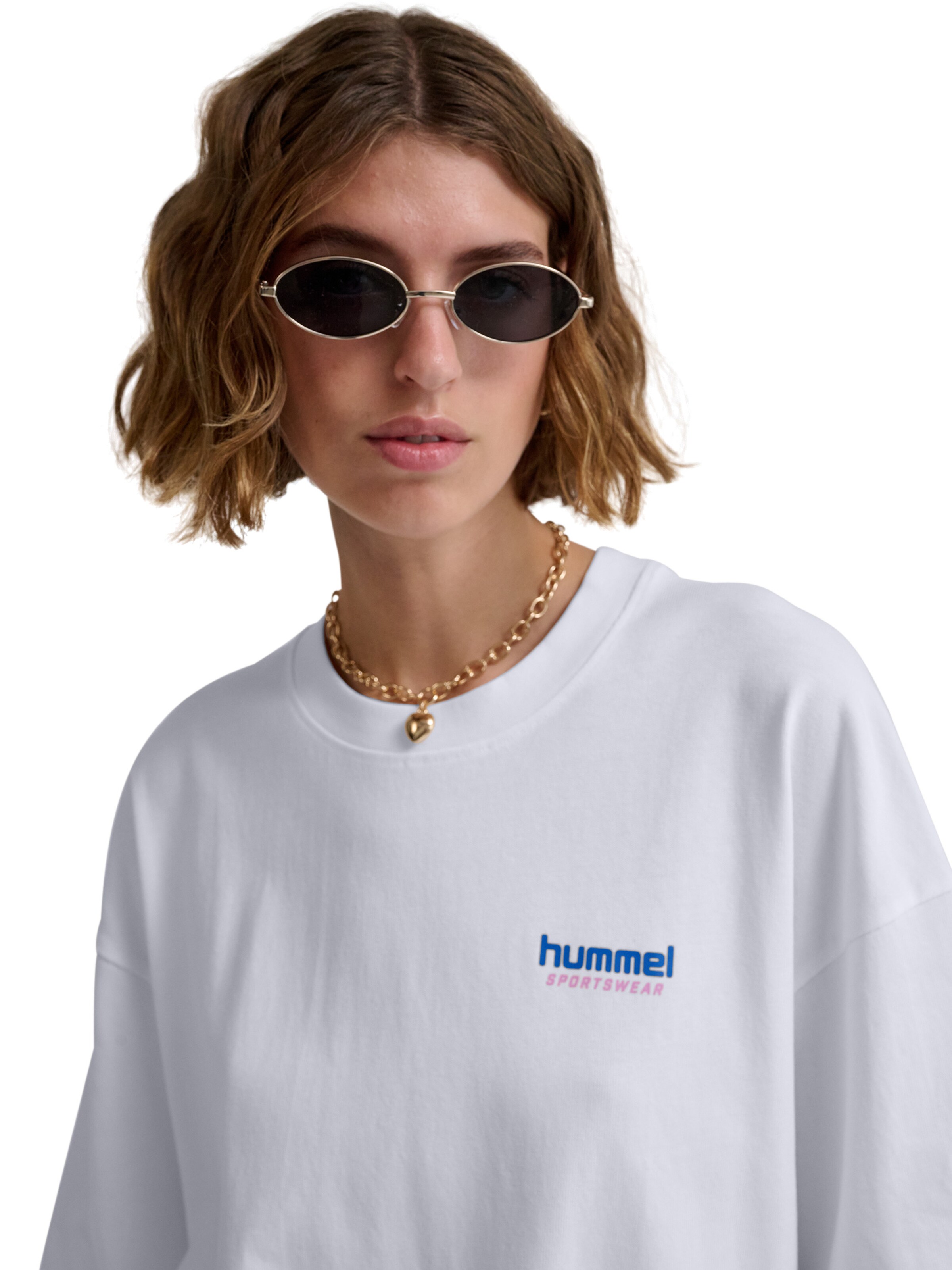 Hummel Shirt in Wit