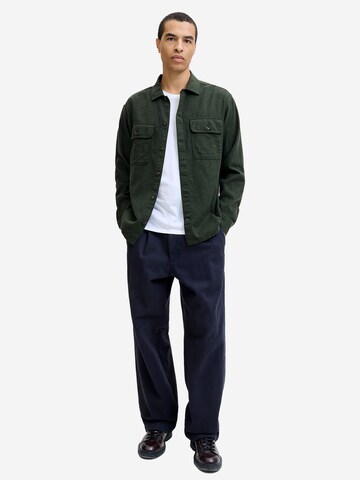 JACK & JONES Regular fit Button Up Shirt 'Charge' in Green