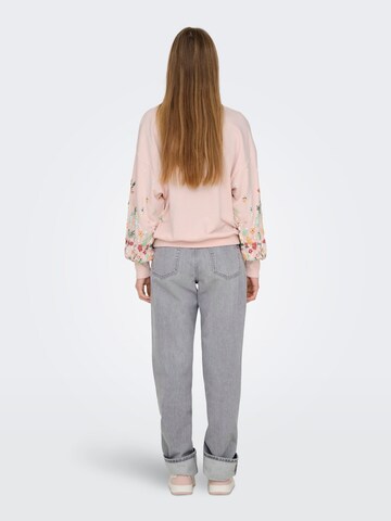 ONLY Sweatshirt 'ONLBrooke' in Pink
