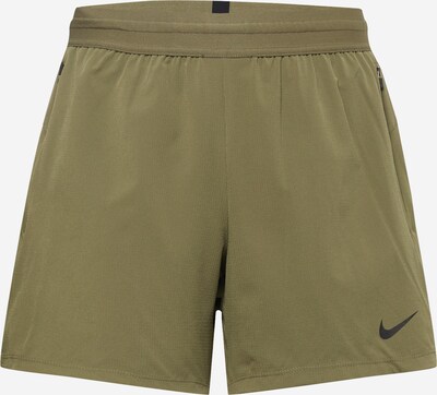 NIKE Workout Pants 'FLX REP 4.0' in Olive / Black, Item view