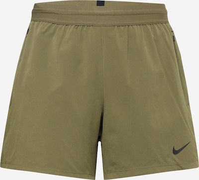 NIKE Sportovní kalhoty 'FLX REP 4.0' - olivová / černá, Produkt