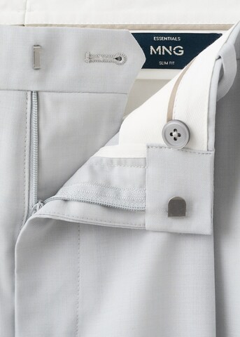 MANGO MAN Regular Pleated Pants 'Tadeo' in Grey