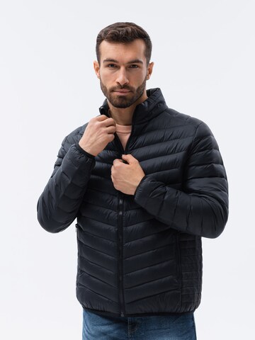 Ombre Jacke 'C528' in Schwarz: Vorderseite