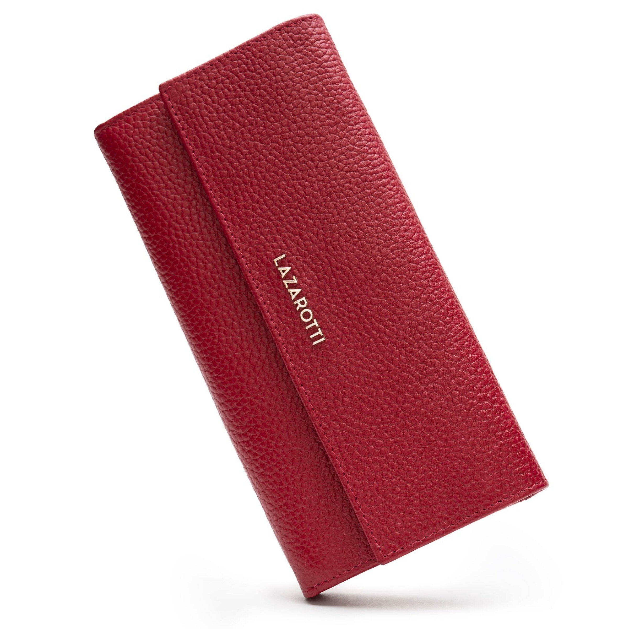Portamonete 'Bologna' di Lazarotti in rosso