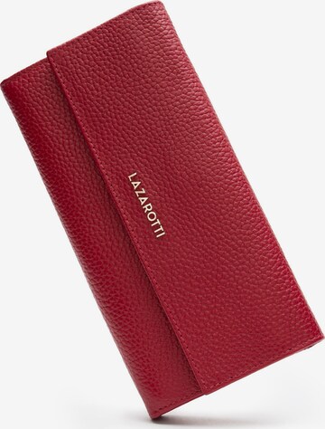 Lazarotti Wallet 'Bologna' in Red