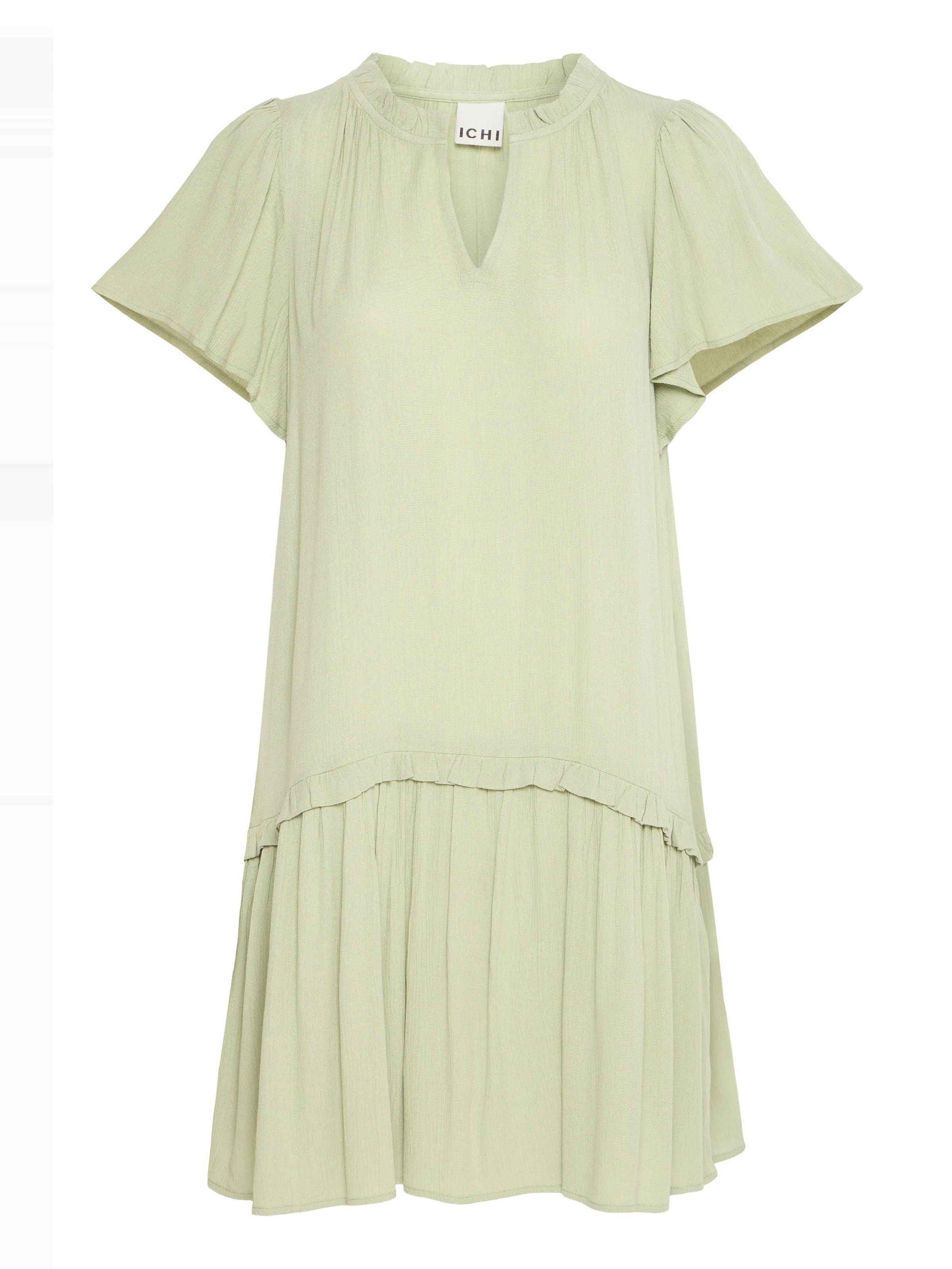 ICHI Kjole ' IHMARRAKECH ' i grøn: forside